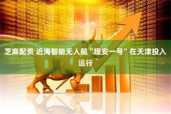 芝麻配资 近海智能无人艇“埕安一号”在天津投入运行